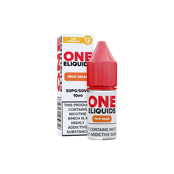 12mg One E-Liquids Flavoured Nicotine E-Liquid 10ml (50VG/50PG) - Flavour: Lemon