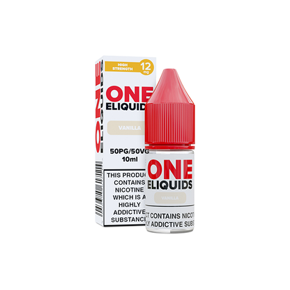 12mg One E-Liquids Flavoured Nicotine E-Liquid 10ml (50VG/50PG) - Flavour: Lemon