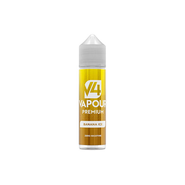 V4 Premium 50ml Shortfill 0mg (70VG/30PG) - Flavour: Strawberry Ice Cream