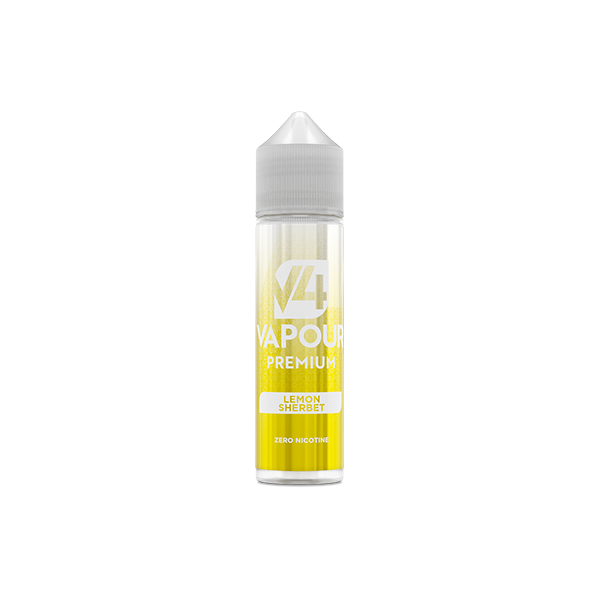 V4 Premium 50ml Shortfill 0mg (70VG/30PG) - Flavour: Rhubarb & Custard