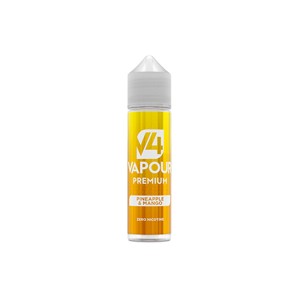 V4 Premium 50ml Shortfill 0mg (70VG/30PG) - Flavour: Apple & Blackcurrant