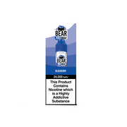 Bear Pro Max 75ml Shortfill includes 4X 20mg Salt Nic Shots - Flavour: Blueberry Sour Raspberry