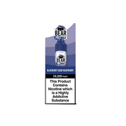 Bear Pro Max 75ml Shortfill includes 4X 20mg Salt Nic Shots - Flavour: Blue Raspberry