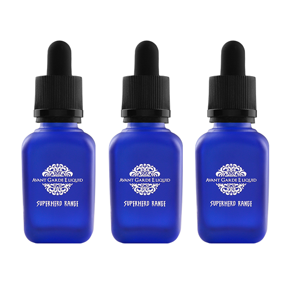 0mg Avant Garde E-liquid Superhero Range Range Glass Shortfill 30ml (Various VG/PG) - VG/PG Ratio: Heart of Heaven (60VG/40PG)