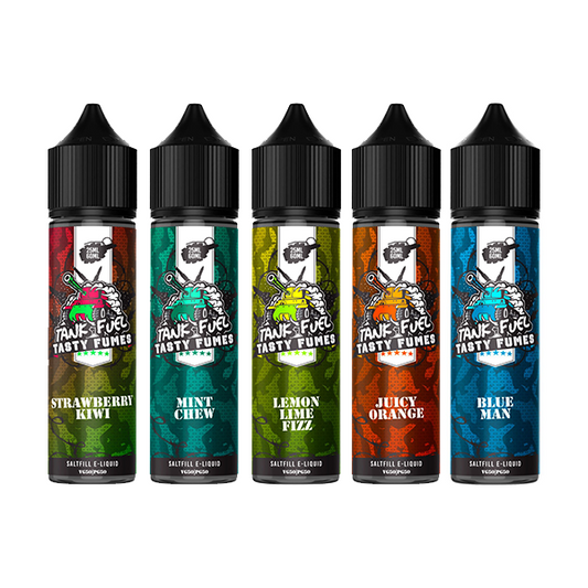 0mg Tank Fuel Tasty Fumes Salt-Fill 60ml (50VG/50PG) - Flavour: Juicy Orange