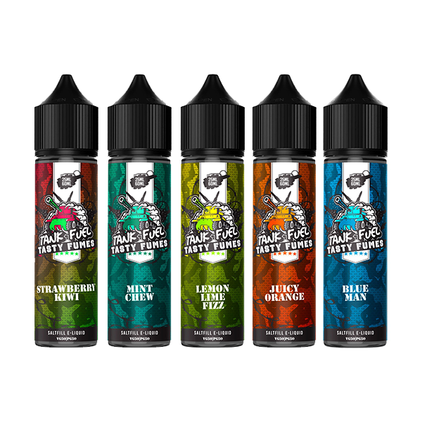 0mg Tank Fuel Tasty Fumes E-liquid 60ml (50VG/50PG) - Flavour: Lemon Lime Fizz