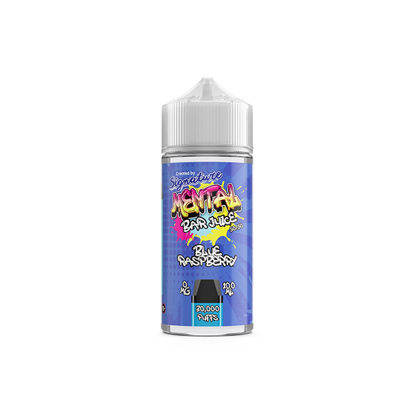 0mg Signature Mental Bar Juice 100ml Shortfill (50PG/50VG) - Flavour: Mango Peach & Watermelon