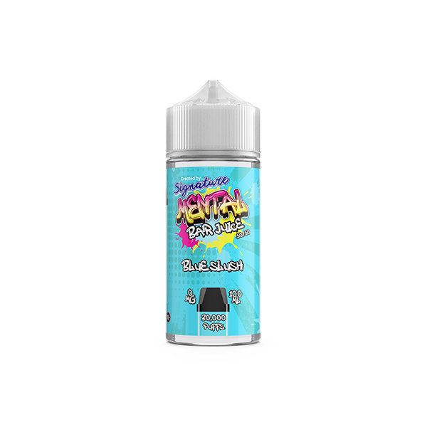 0mg Signature Mental Bar Juice 100ml Shortfill (50PG/50VG) - Flavour: Kiwi Passion Guava