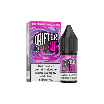 10mg Drifter Bar Salts 10ml (50VG/50PG) - Flavour: Mad Blue