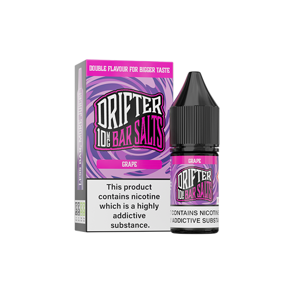 10mg Drifter Bar Salts 10ml (50VG/50PG) - Flavour: Sweet Mint