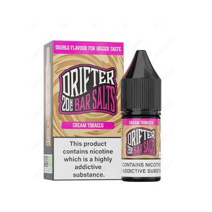 20mg Drifter Bar Salts 10ml (50VG/50PG) - Flavour: Peach Ice