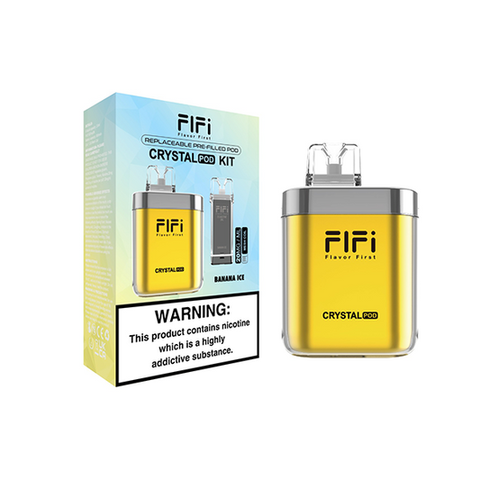 20mg FLFI Crystal Disposable Pod Kit 600 Puff - Flavour: Strawberry Kiwi