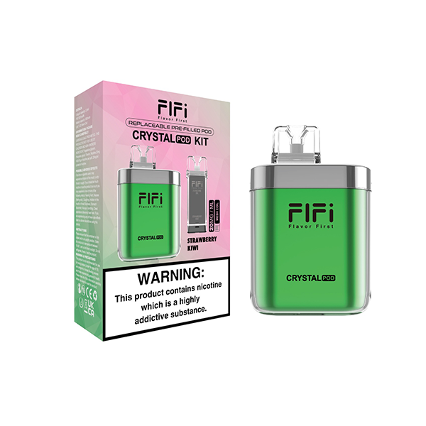 20mg FLFI Crystal Disposable Pod Kit 600 Puff - Flavour: Lemon Lime