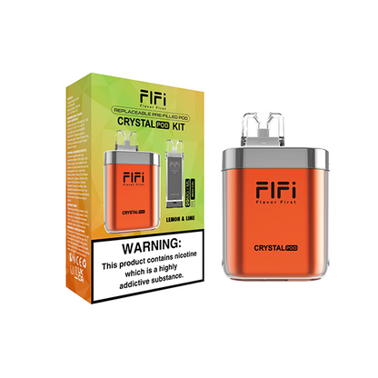 20mg FLFI Crystal Disposable Pod Kit 600 Puff - Flavour: Strawberry Kiwi