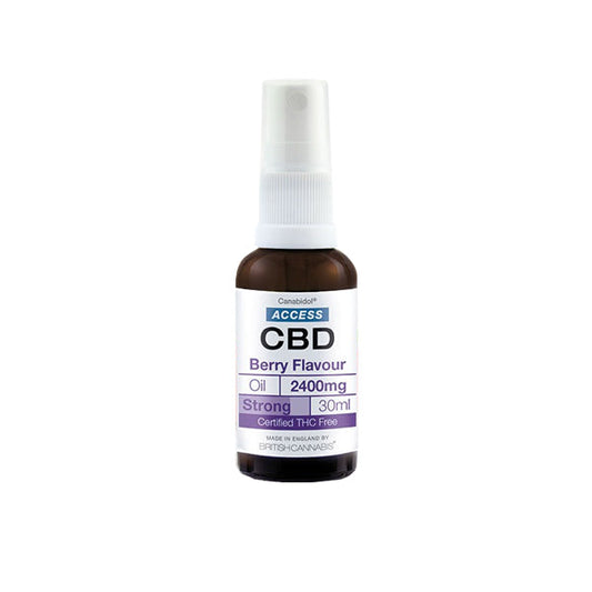Access CBD 2400mg CBD Broad Spectrum Oil 30ml - Flavour: Berry