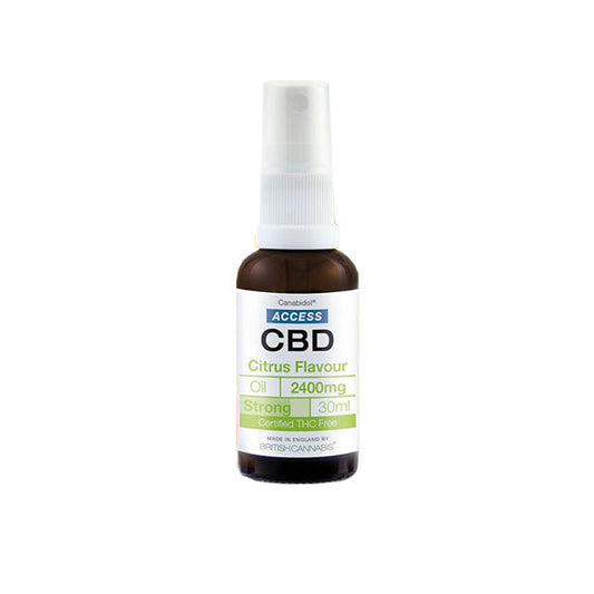 Access CBD 2400mg CBD Broad Spectrum Oil 30ml - Flavour: Natural