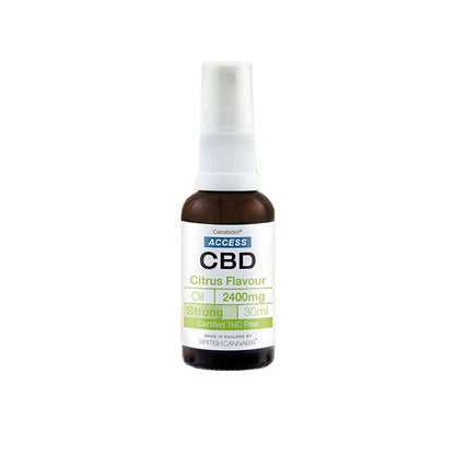 Access CBD 2400mg CBD Broad Spectrum Oil 30ml - Flavour: Citrus