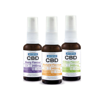 Access CBD 2400mg CBD Broad Spectrum Oil 30ml - Flavour: Citrus