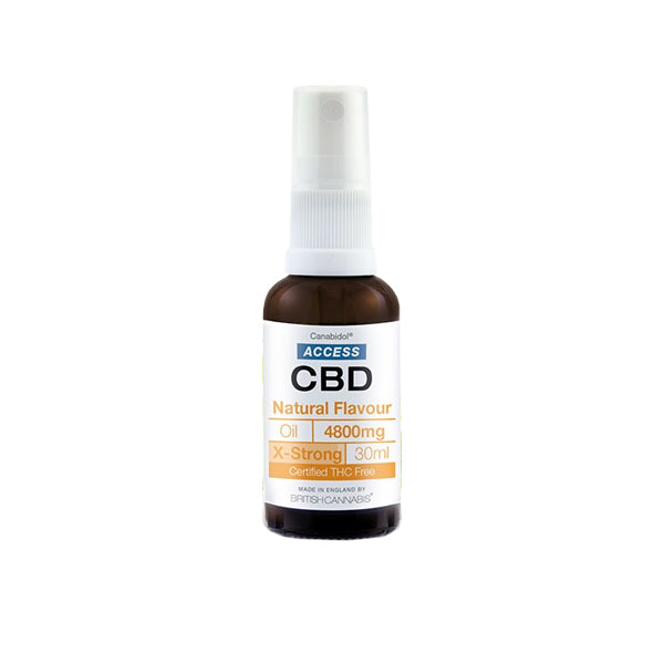 Access CBD 4800mg CBD Broad Spectrum Oil Mixed 30ml - Flavour: Citrus