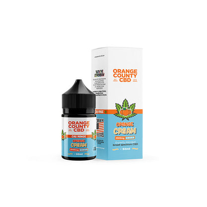 Orange County CBD Cali Range 2500mg CBD 50ml E-liquid (60VG/40PG) - Flavour: Super Lemon Haze