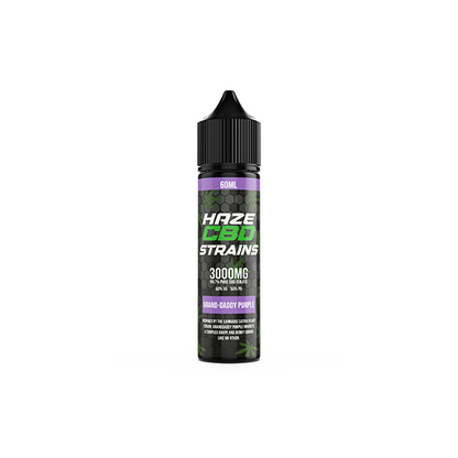 Haze CBD Strains 3000mg CBD E-Liquid 50ml Shortfill 0mg (50VG/50PG) - Flavour: Velvet Runts