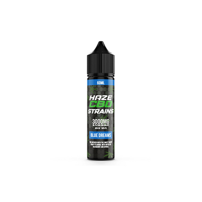 Haze CBD Strains 3000mg CBD E-Liquid 50ml Shortfill 0mg (50VG/50PG) - Flavour: Biscotti
