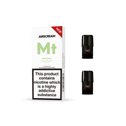 AirsPops Pre-filled Replacement Pods 2PCS 1.2ml - Flavour: Ice Toba