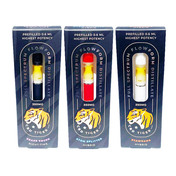 CBD Tiger Full-Spectrum 350mg CBD Disposable Vape Pen - Flavour: Banana Tiger