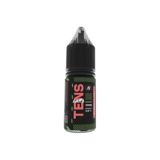 10mg Tens Salts 10ml Nic Salts (50VG/50PG) - (Full Box) Pack Of 10 - Flavour: Triple Mint