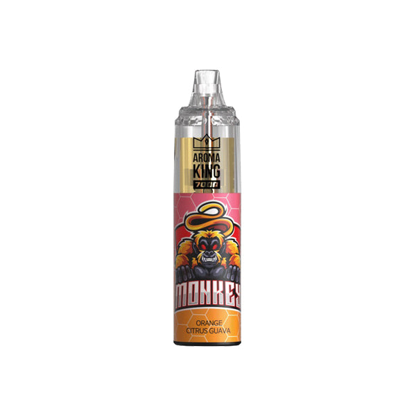 0mg Aroma King Tornado Disposable Vape Device 7000 Puffs - Flavour: Blueberry Raspberry