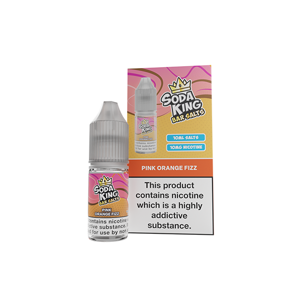 Soda King Bar SALTS 10mg Nic Salts 10ml - (50VG/50PG) - Flavour: Watermelon Cherry