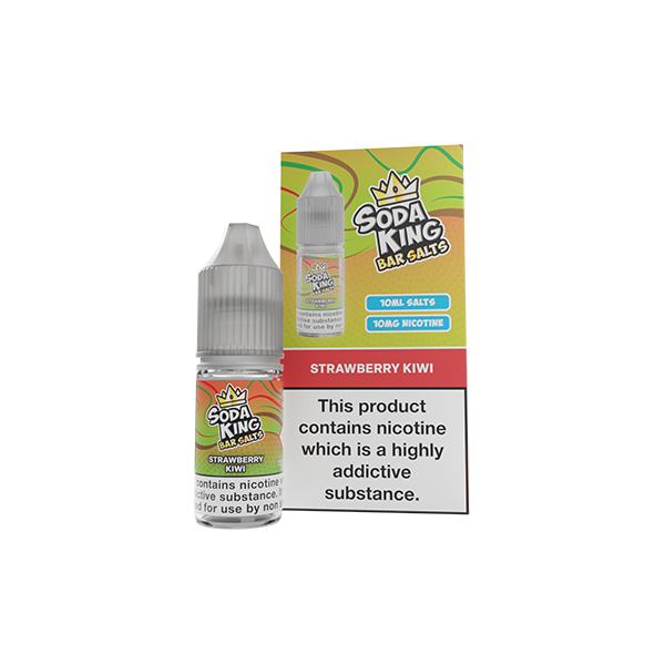 Soda King Bar SALTS 10mg Nic Salts 10ml - (50VG/50PG) - Flavour: Watermelon Cherry