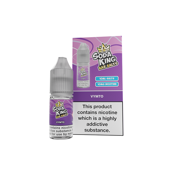 Soda King Bar SALTS 10mg Nic Salts 10ml - (50VG/50PG) - Flavour: Watermelon Cherry