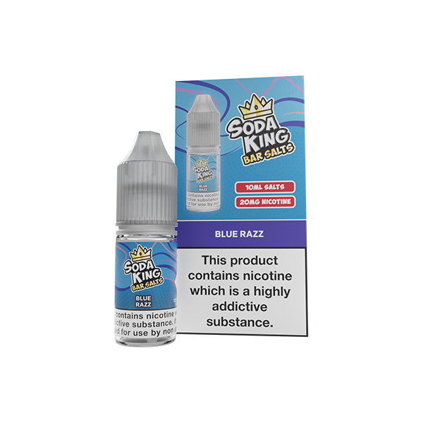 20mg Soda King Bar SALTS Nic Salts 10ml - (50VG/50PG) - Flavour: Gummy Bear