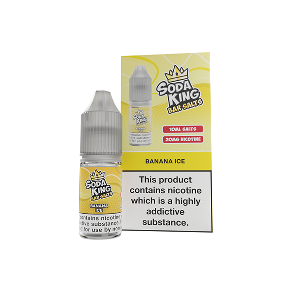 20mg Soda King Bar SALTS Nic Salts 10ml - (50VG/50PG) - Flavour: Gummy Bear