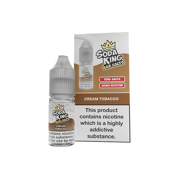 20mg Soda King Bar SALTS Nic Salts 10ml - (50VG/50PG) - Flavour: Gummy Bear