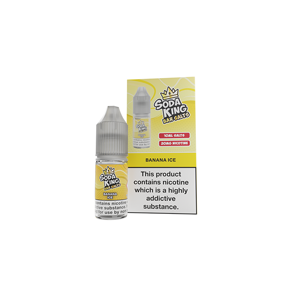 Soda King Bar SALTS 20mg Nic Salts 10ml - (50VG/50PG) - Flavour: Blueberry Pomegranate