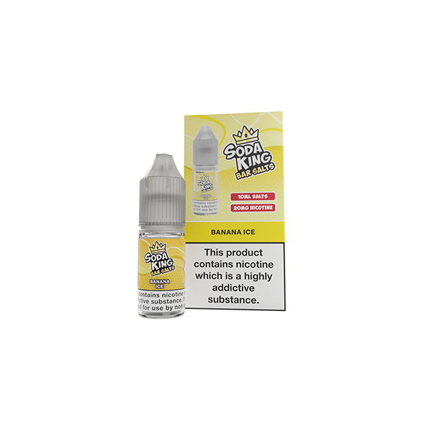 Soda King Bar SALTS 20mg Nic Salts 10ml - (50VG/50PG) - Flavour: Strawberry Watermelon