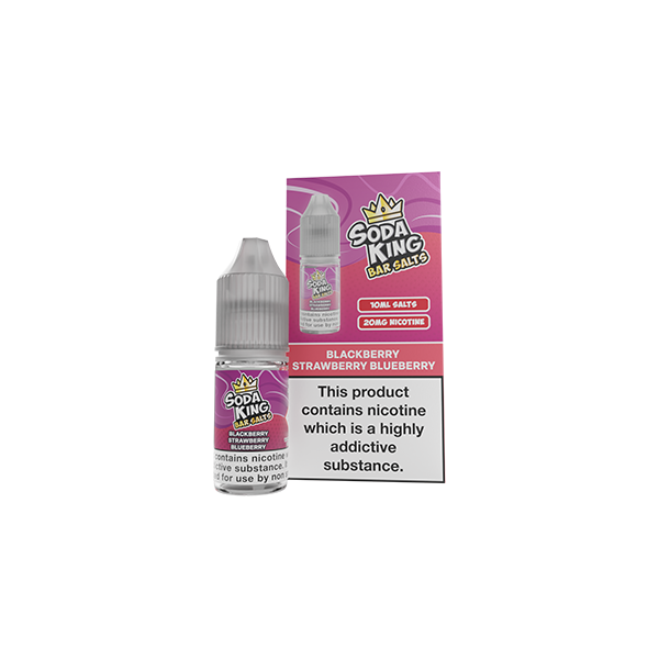 Soda King Bar SALTS 20mg Nic Salts 10ml - (50VG/50PG) - Flavour: Lemon Lime