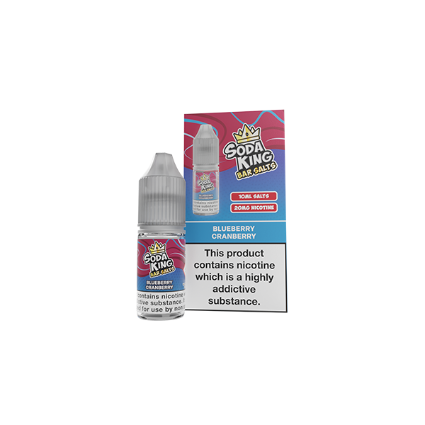 Soda King Bar SALTS 20mg Nic Salts 10ml - (50VG/50PG) - Flavour: Lemon Lime