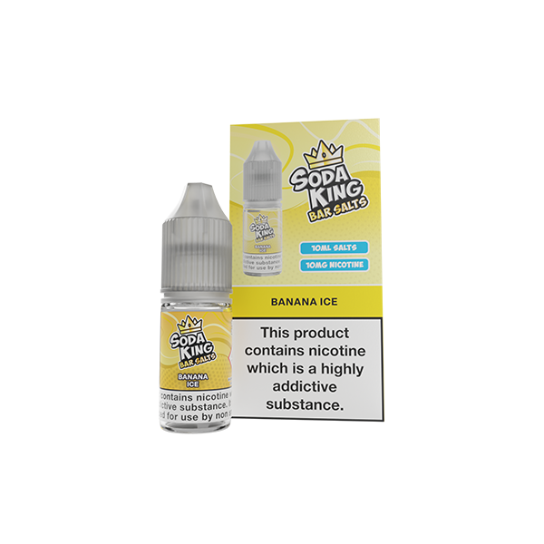 Soda King Bar SALTS 10mg Nic Salts 10ml - (50VG/50PG) - Flavour: Strawberry Watermelon