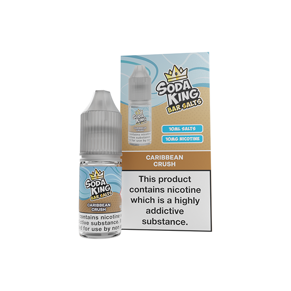 10mg Soda King Bar SALTS Nic Salts 10ml - (50VG/50PG) - Flavour: Gummy Bear