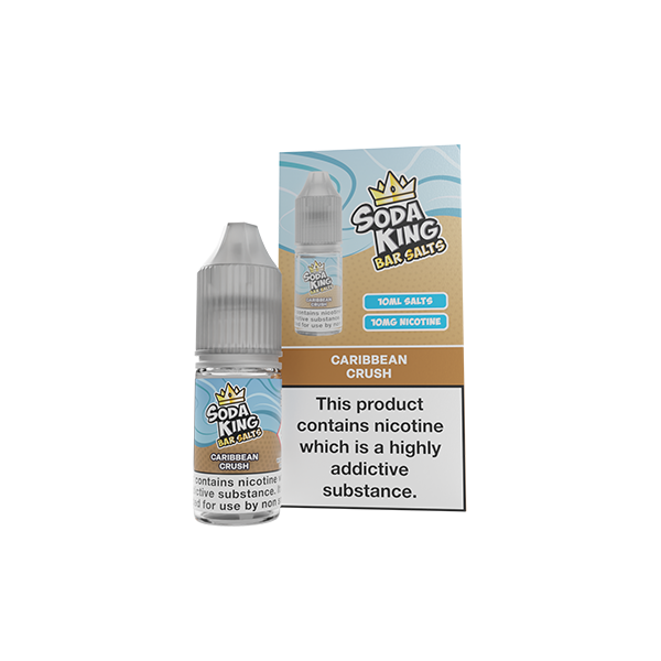 Soda King Bar SALTS 10mg Nic Salts 10ml - (50VG/50PG) - Flavour: Blueberry Pomegranate