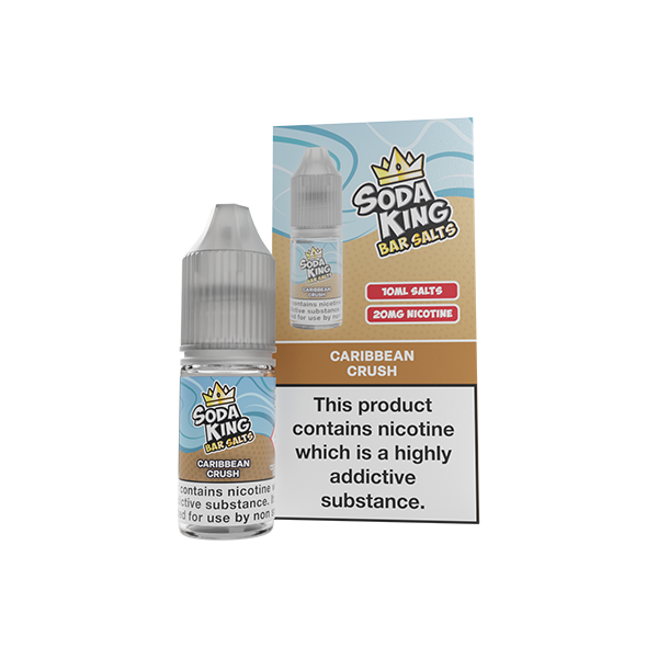 20mg Soda King Bar SALTS Nic Salts 10ml - (50VG/50PG) - Flavour: Gummy Bear