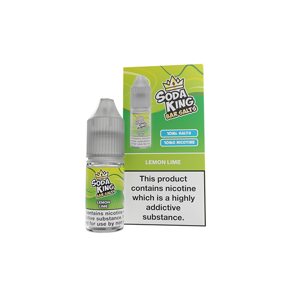 Soda King Bar SALTS 10mg Nic Salts 10ml - (50VG/50PG) - Flavour: Blueberry Pomegranate