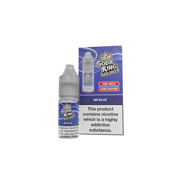 Soda King Bar SALTS 20mg Nic Salts 10ml - (50VG/50PG) - Flavour: Lemon Lime
