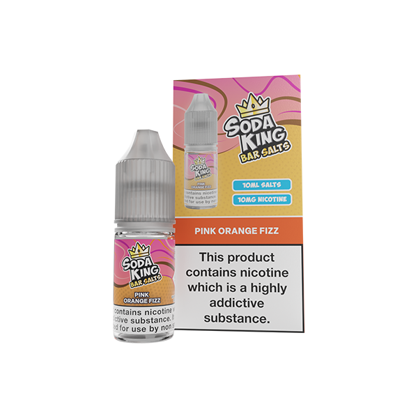 10mg Soda King Bar SALTS Nic Salts 10ml - (50VG/50PG) - Flavour: Gummy Bear