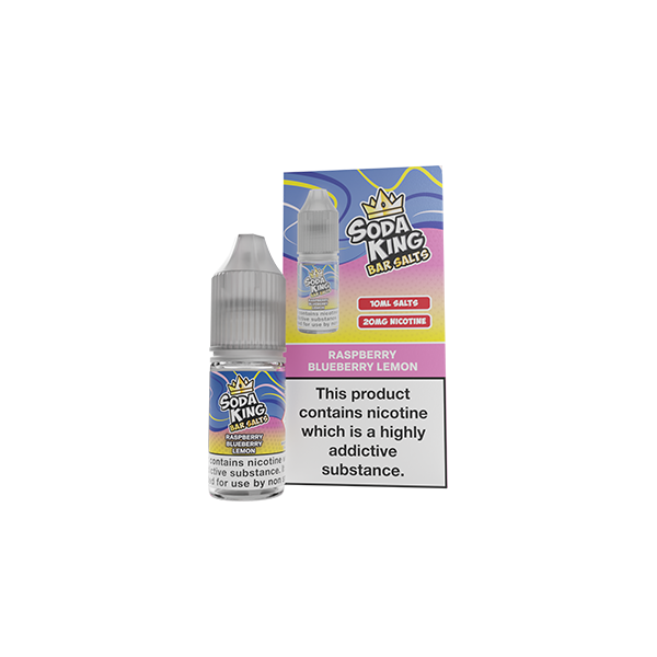 Soda King Bar SALTS 20mg Nic Salts 10ml - (50VG/50PG) - Flavour: Watermelon Breeze