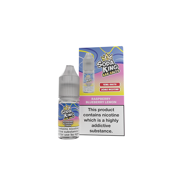 Soda King Bar SALTS 20mg Nic Salts 10ml - (50VG/50PG) - Flavour: Lemon Lime
