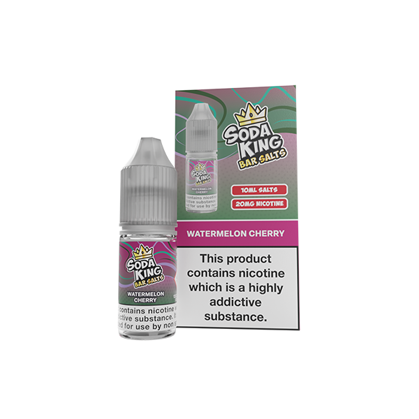 Soda King Bar SALTS 20mg Nic Salts 10ml - (50VG/50PG) - Flavour: Lemon Lime